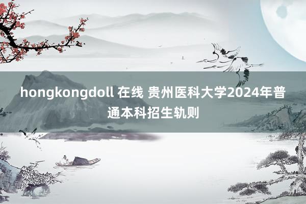 hongkongdoll 在线 贵州医科大学2024年普通本科招生轨则